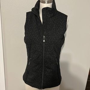 Lemon Tart Black Vest with flowers. New with tags